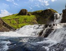 Впечатляющие водопады исландии