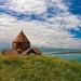 Mesto Sevan v Armeniji Podnebje in vreme, lokacija